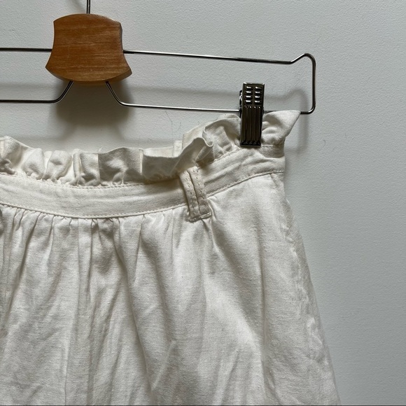 Odille White Paper Bag Skirt - Picture 3 of 11